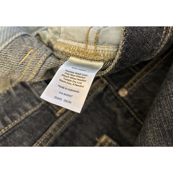 Talbots Boyfriend Jeans Women's 5 Pocket Size 6 Dark Wash - Picture 8 of 8